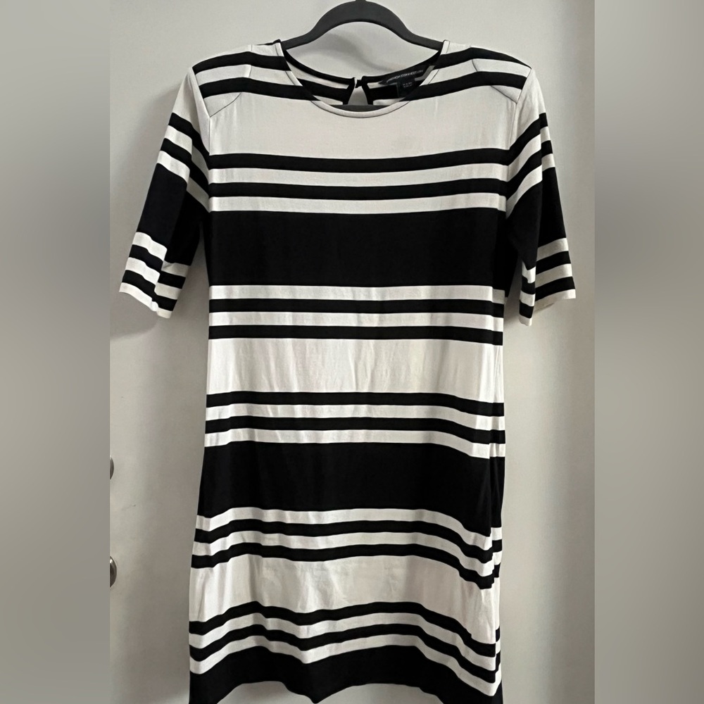 French Connection Monochrome Striped Top